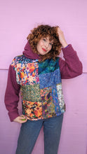 Load image into Gallery viewer, Hooded Pullover in Liberty Patchwork