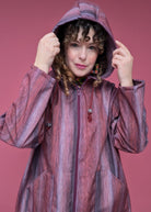Rain Coat in Dusk Stripe - Megan Crook