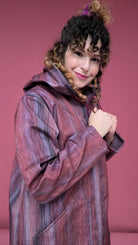Rain Coat in Dusk Stripe - Megan Crook