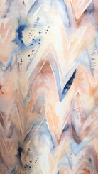 SALE - 3/4 Sleeve Top in Pastel Chevron - Megan Crook