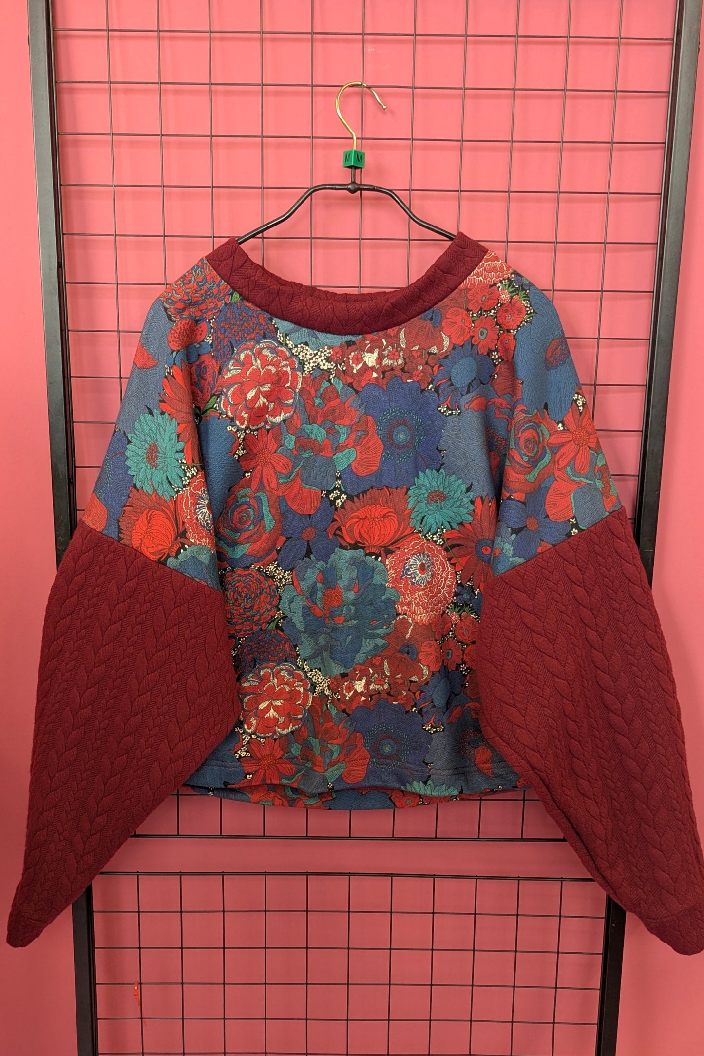 * Patchwork Batwing Pullover + 3 colourways