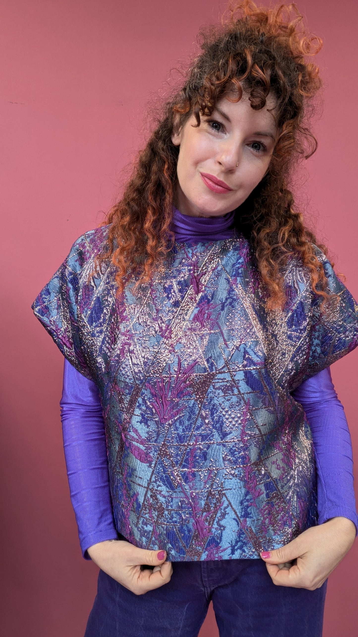 Shift Top in Boysenberry