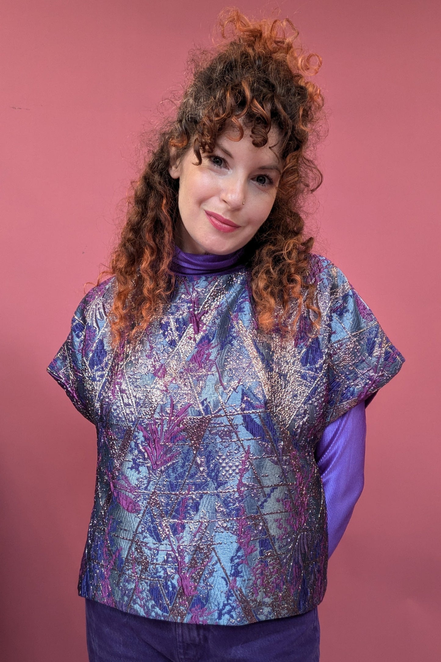 Shift Top in Boysenberry