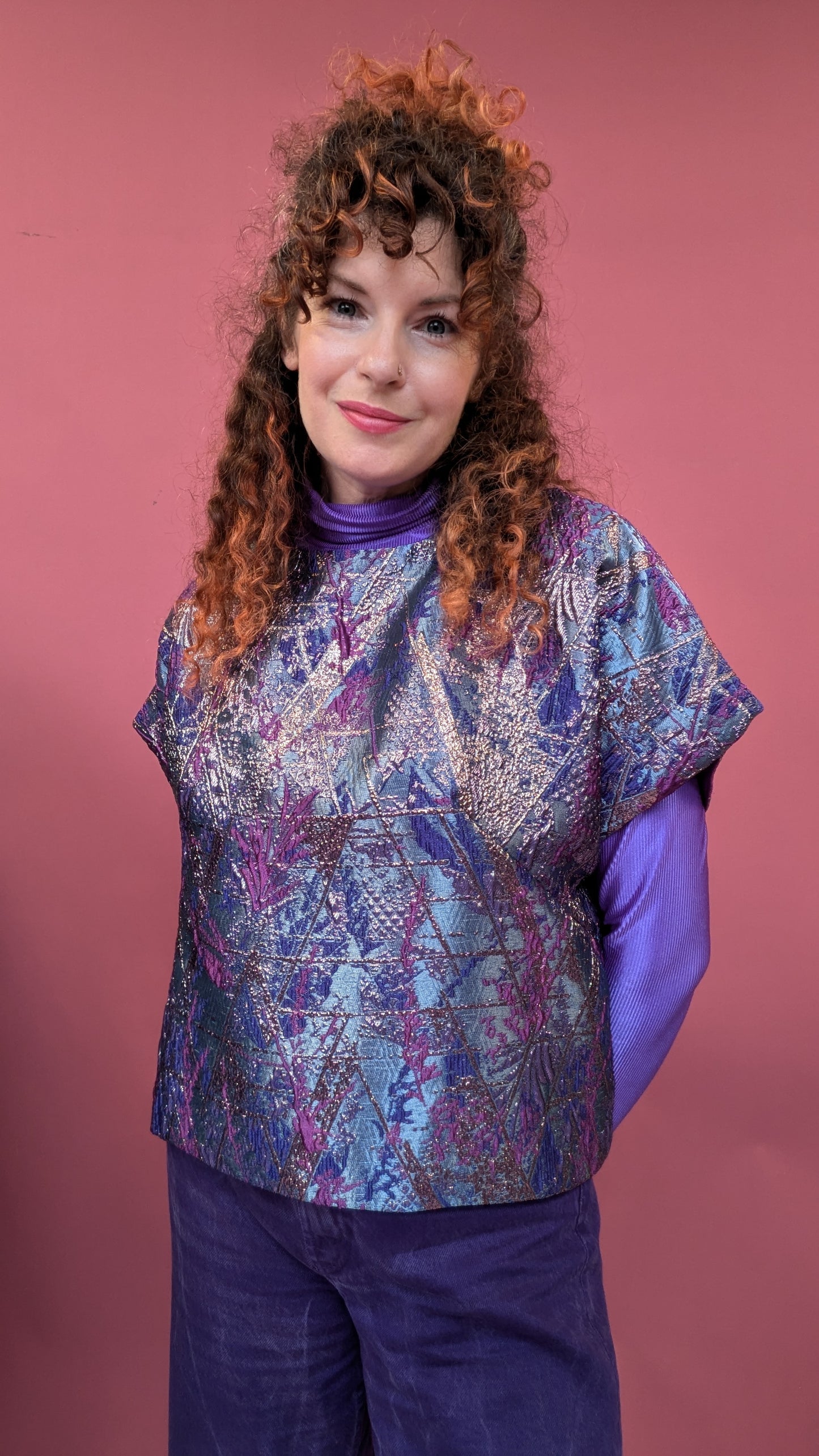 Shift Top in Boysenberry