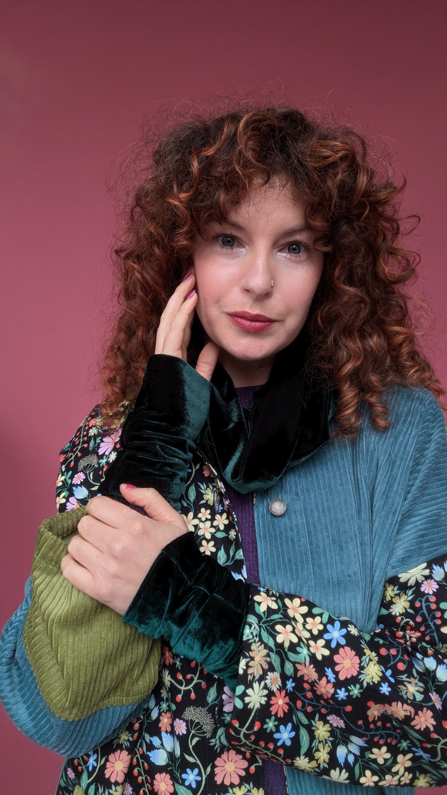 Wrist Warmers Set in Bottle Green