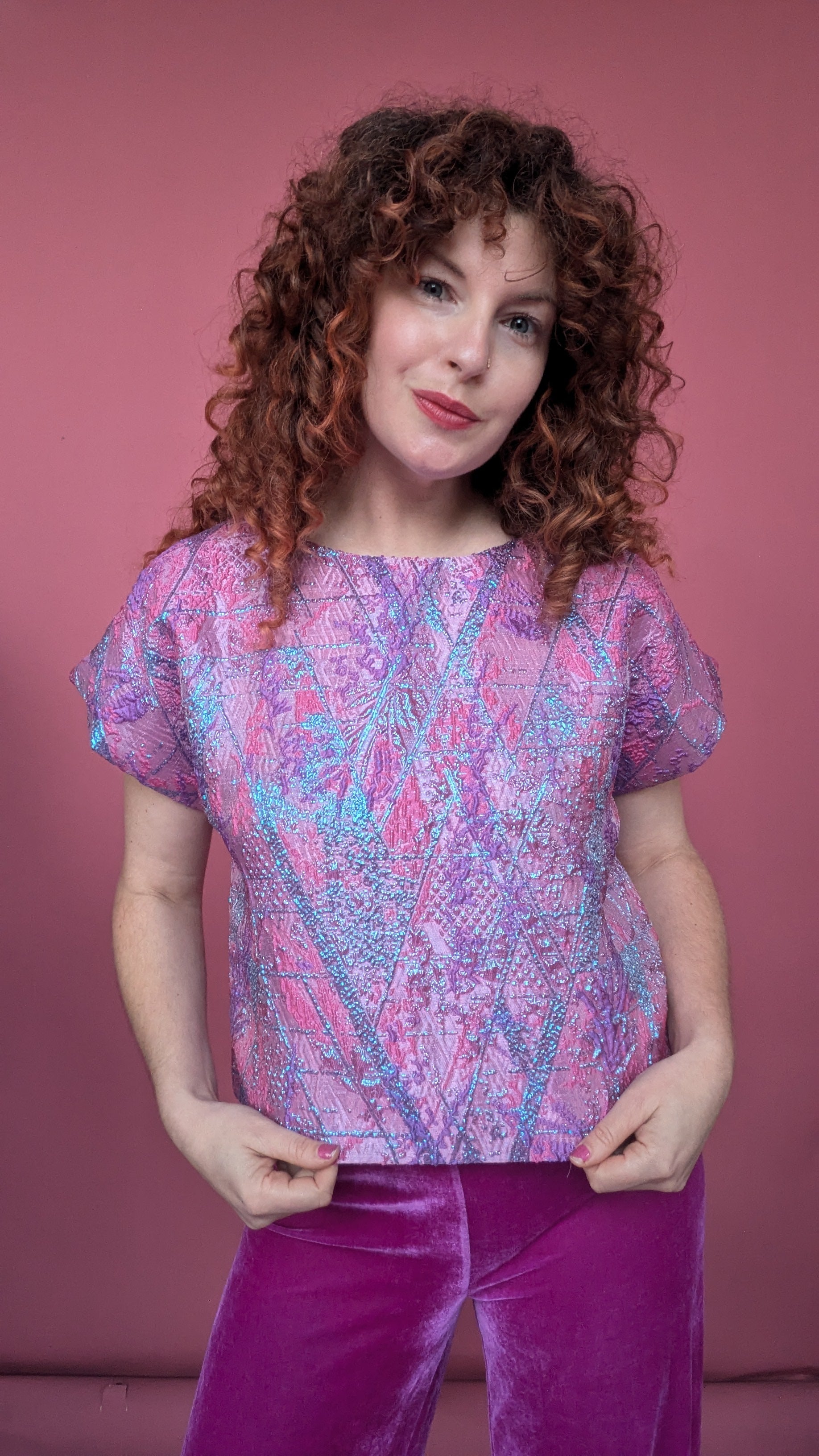 Shift Top in Pretty in Pink - Megan Crook