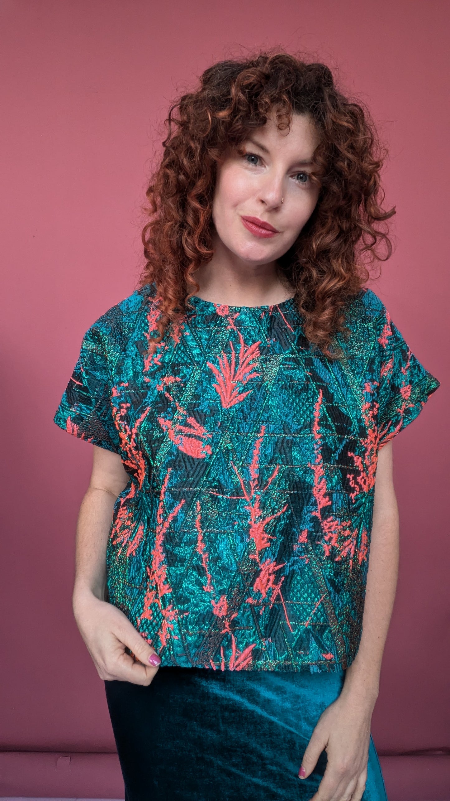 Shift Top in Neon Twilight