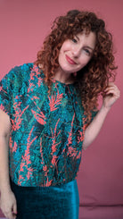 Shift Top in Neon Twilight - Megan Crook