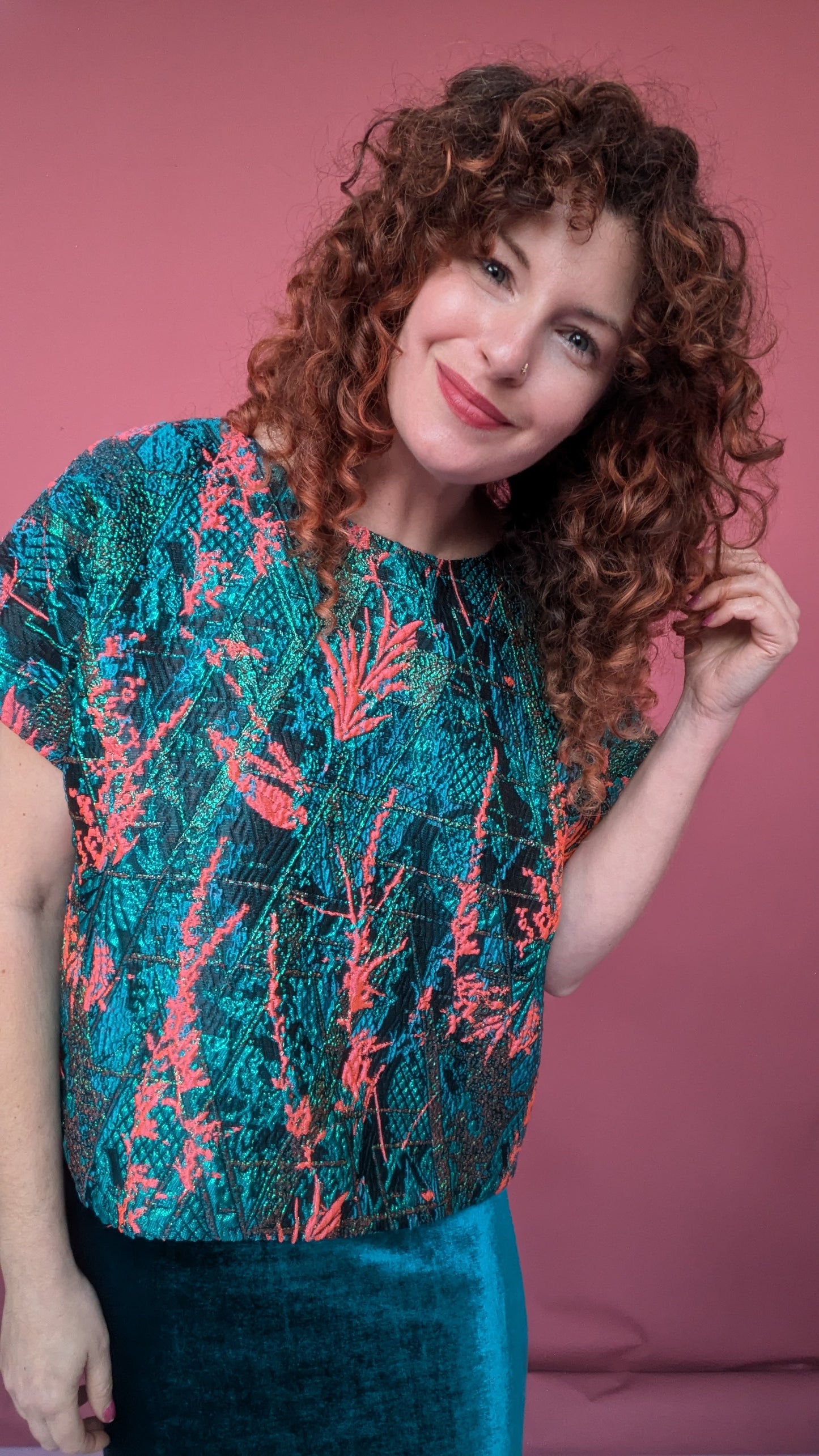 Shift Top in Neon Twilight