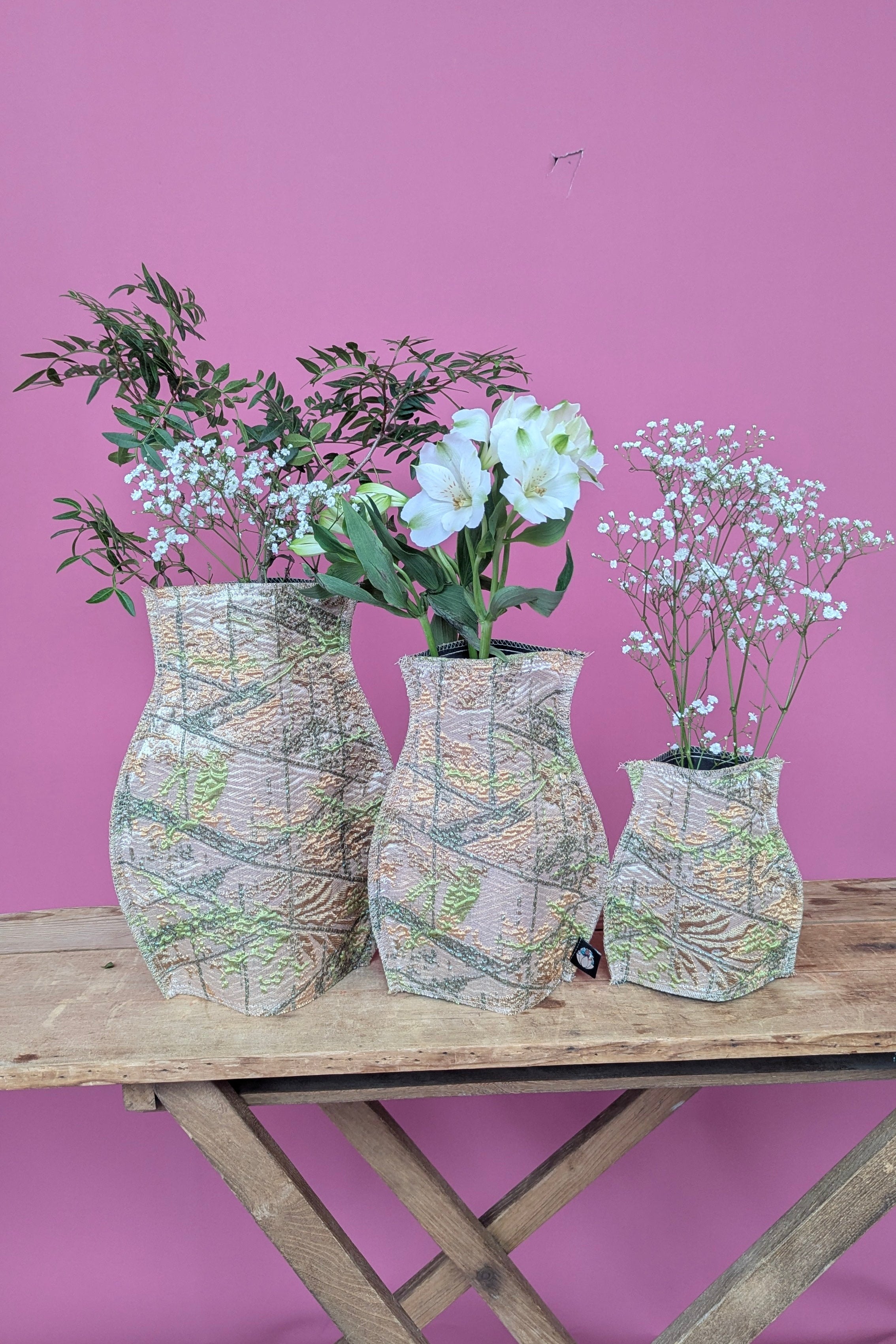 Pop Up Vase in Lichen - Megan Crook