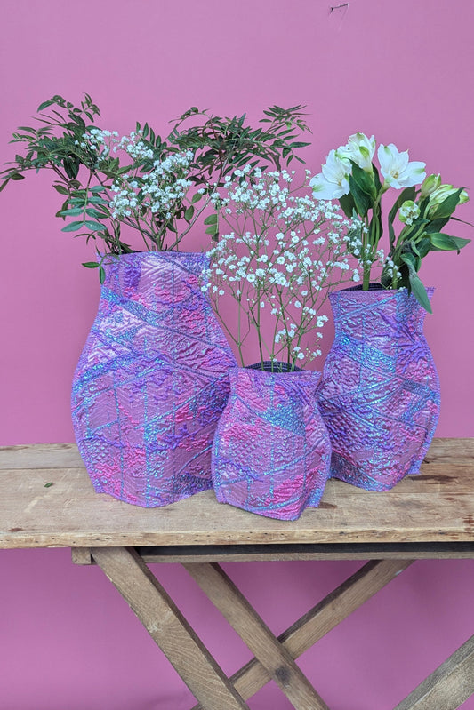 Pop Up Vases in Pretty in Pink