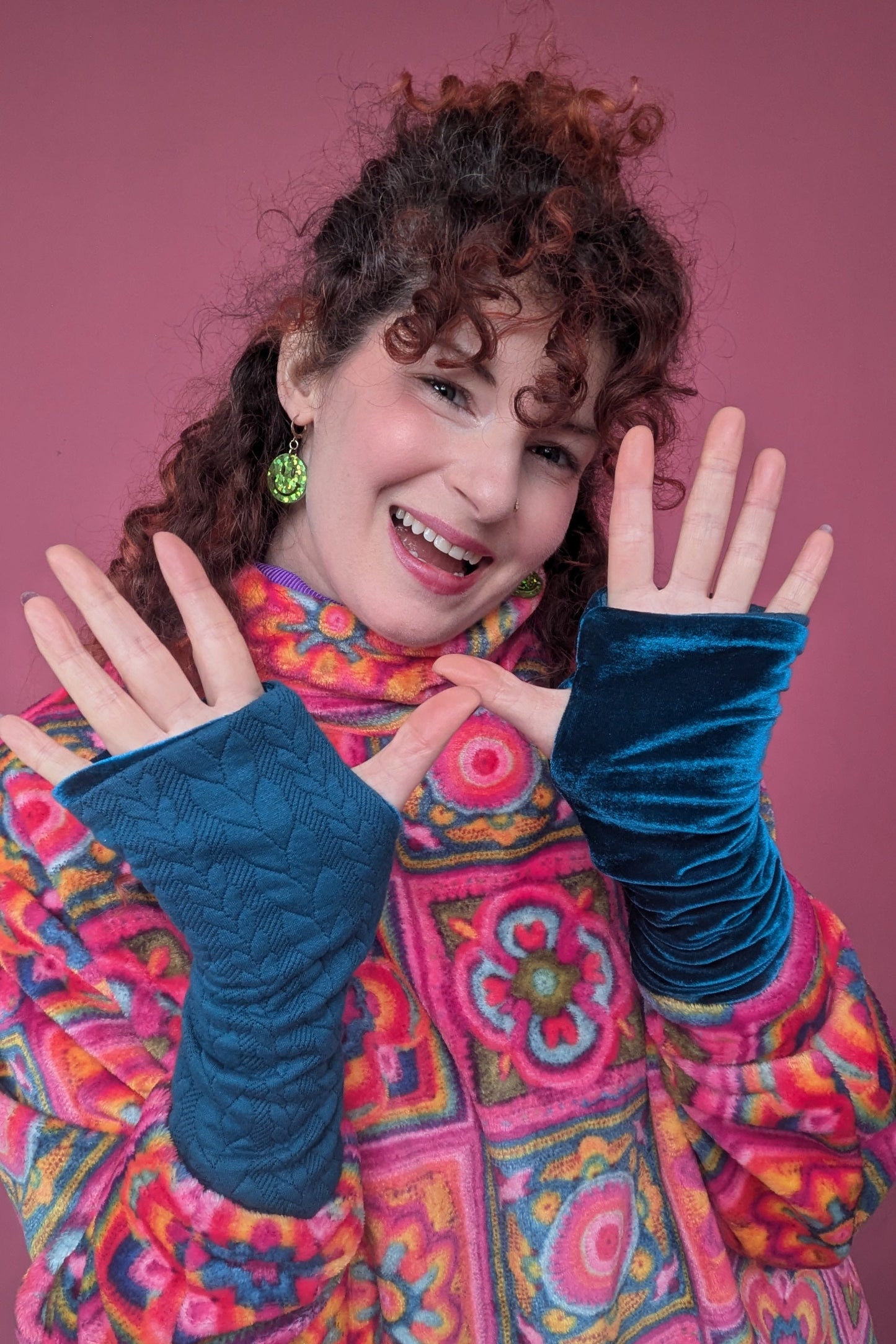 Reversible Hand Warmers in Diesel Teal