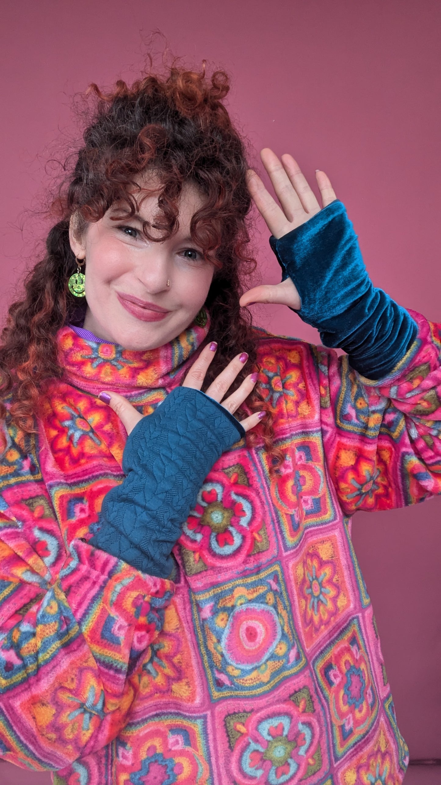 Reversible Hand Warmers in Diesel Teal