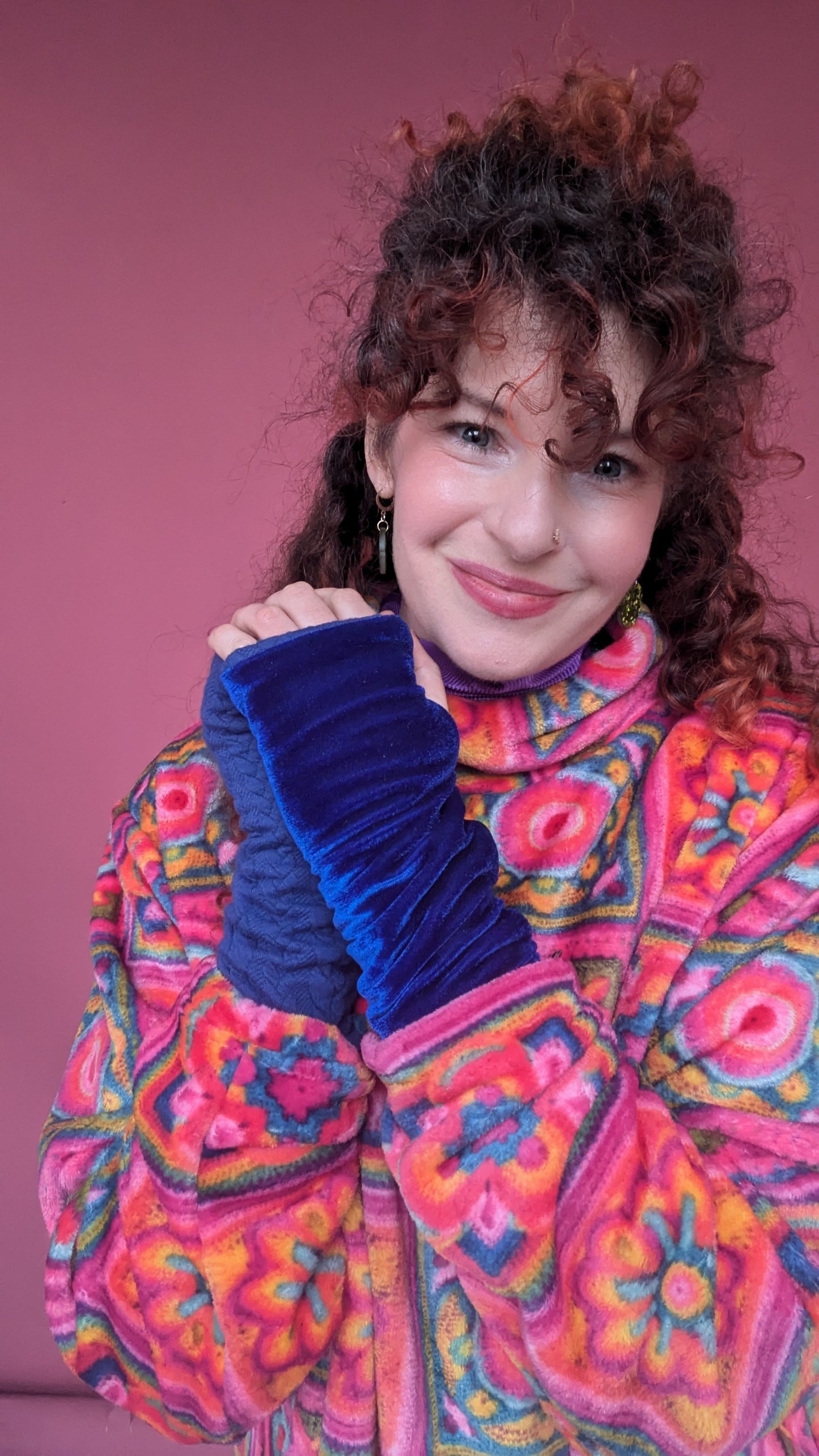 Reversible Hand Warmers in Royal Blue