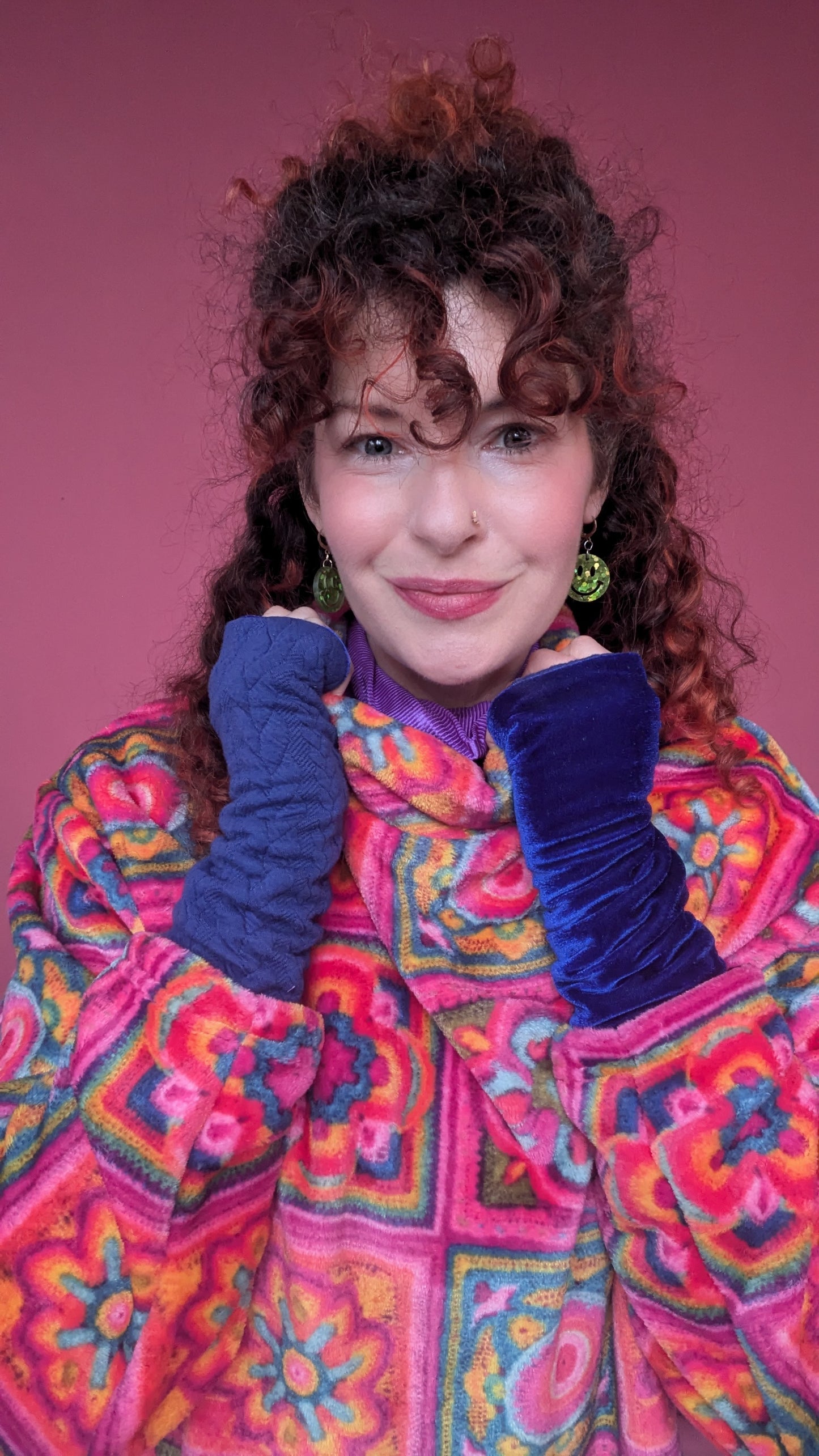 Reversible Hand Warmers in Royal Blue