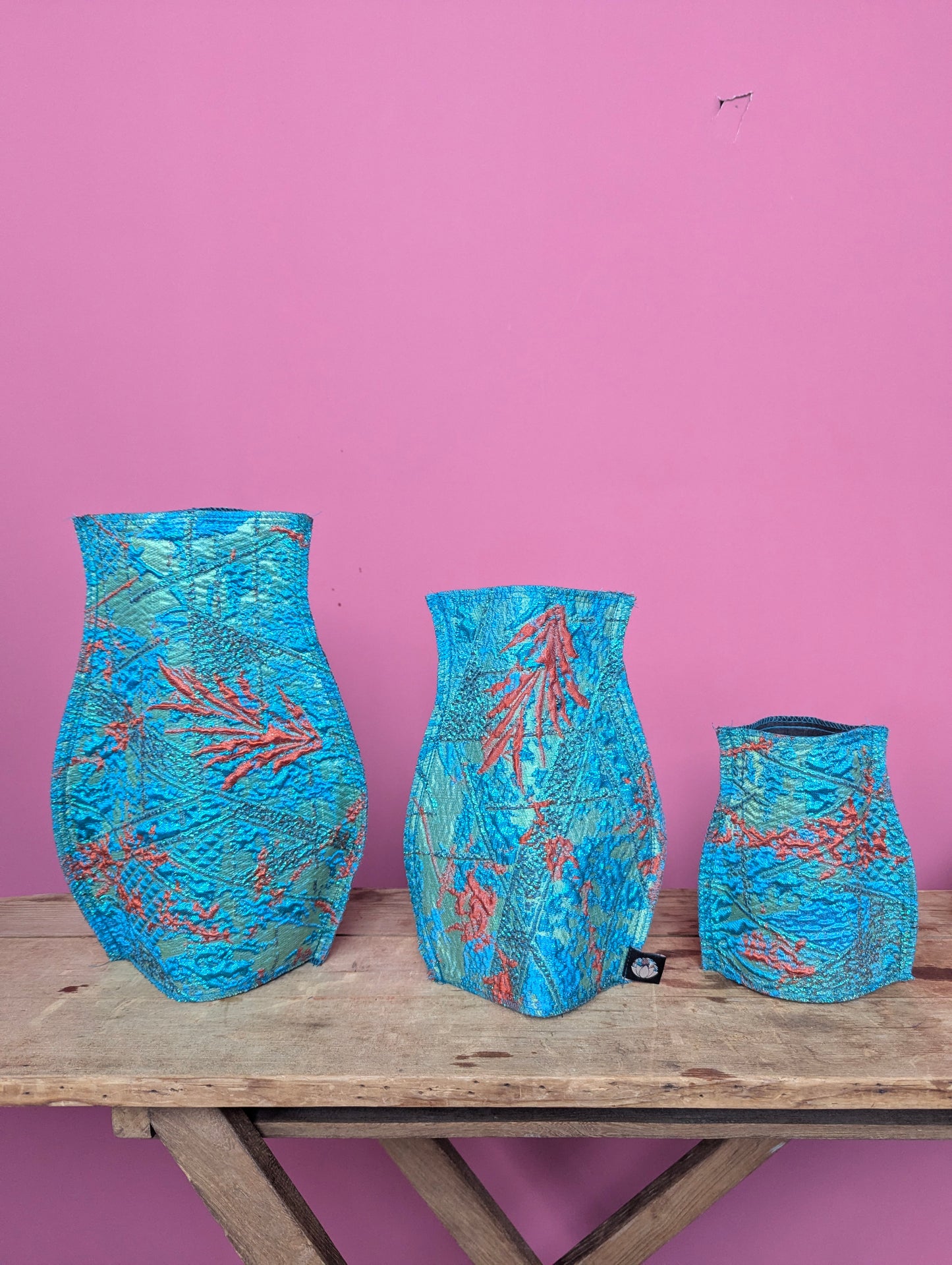 Pop Up Vase in Green Paradise