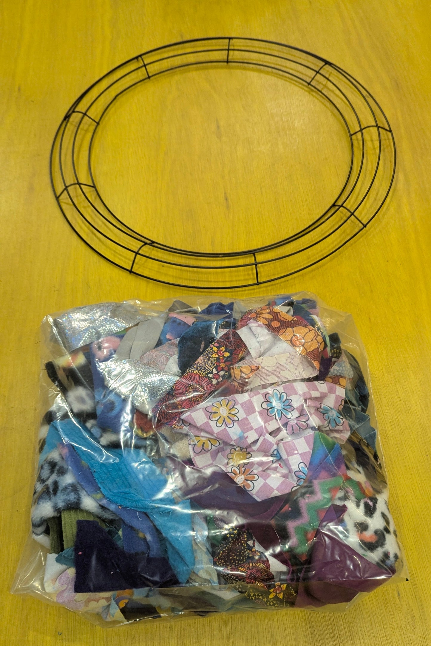 DIY Fabric Wreath Kit