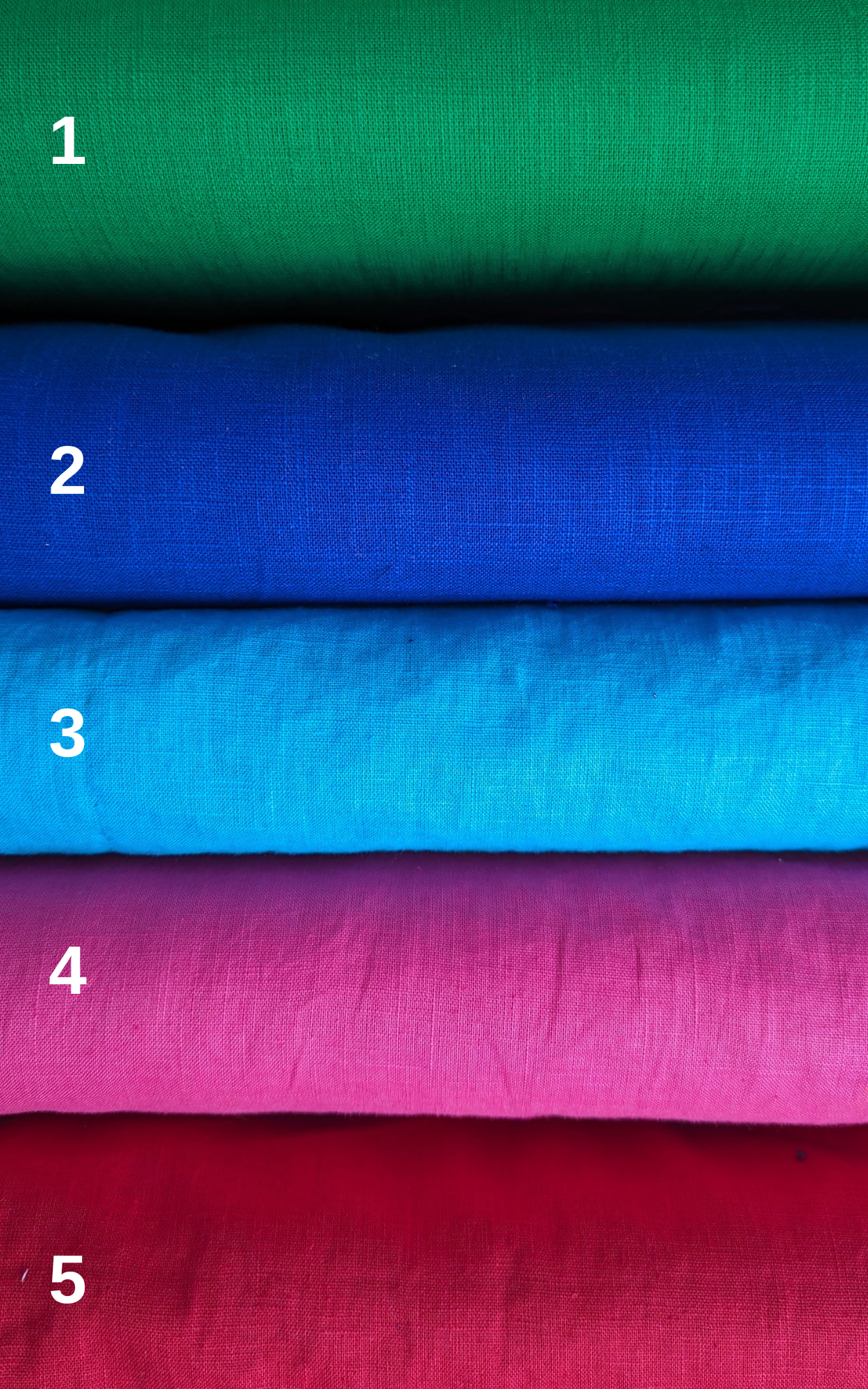 Tapered Trousers in Green Linen +4 colours - Megan Crook