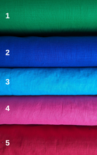 Tapered Trousers in Green Linen +4 colours - Megan Crook