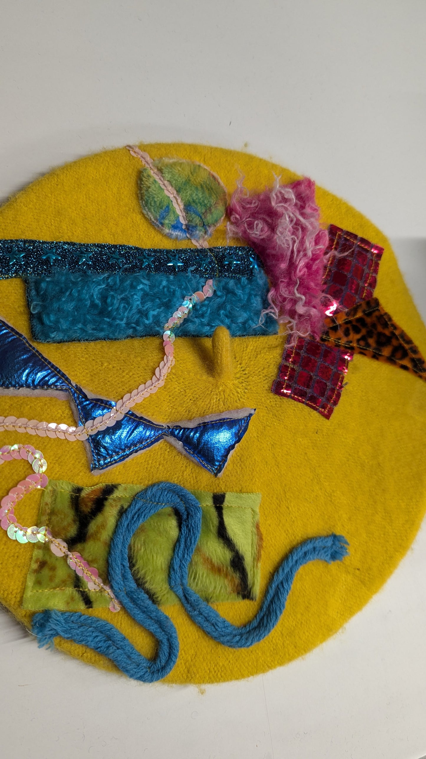 Zero Waste Beret in Zesty Orange