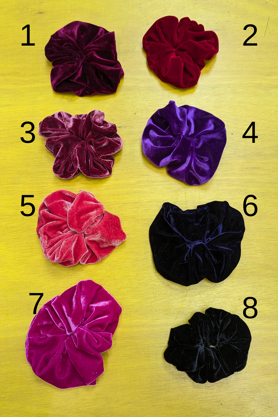 Velvet Hair Scrunchie - 14 colours - Megan Crook