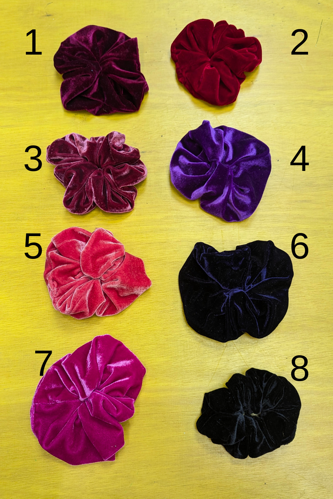 Velvet Hair Scrunchie - 14 colours