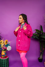 Load image into Gallery viewer, Corduroy Long Chore Jacket in Pink
