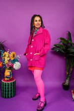 Load image into Gallery viewer, Corduroy Long Chore Jacket in Pink