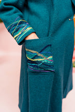 Load image into Gallery viewer, Embellished Long Wool Coat in Diesel
