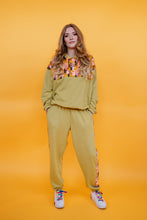 Load image into Gallery viewer, Sweatpants in Mustard Abstract Paint