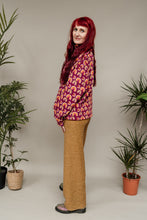Load image into Gallery viewer, Funnel Neck Jumper in Berry Rainbow
