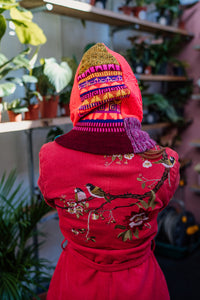 1 of 1 Patchwork Hood - Neon