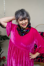 Load image into Gallery viewer, Sequin Embellished Velvet Cowl in Rainbow