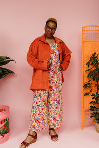 New Relaxed Fit Jumpsuit in Floral