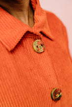 Load image into Gallery viewer, Corduroy Chore Jacket in Orange