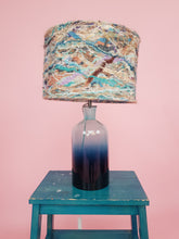 Load image into Gallery viewer, Medium Embellished Lampshade in Beach Blue