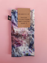 Load image into Gallery viewer, Velvet Wrist Warmers in Blue Floral