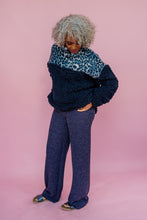 Load image into Gallery viewer, Knitted Trousers in Navy