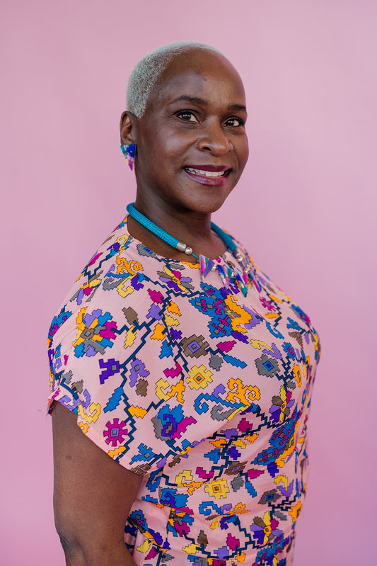 Shift Blouse in Floral