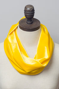 Velvet Cowl in Yellow - Accessories - Megan Crook