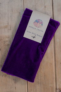 Wrist Warmers Set in Purple - Accessories - Megan Crook