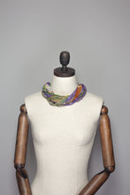 Load image into Gallery viewer, Silk Yarn Necklace in Gold and Purple - Necklace - Megan Crook