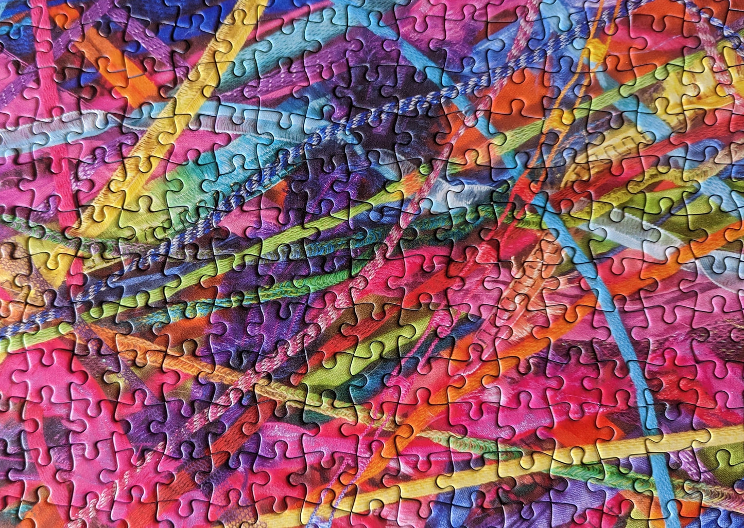 Rainbow Yarn Jigsaw Puzzle